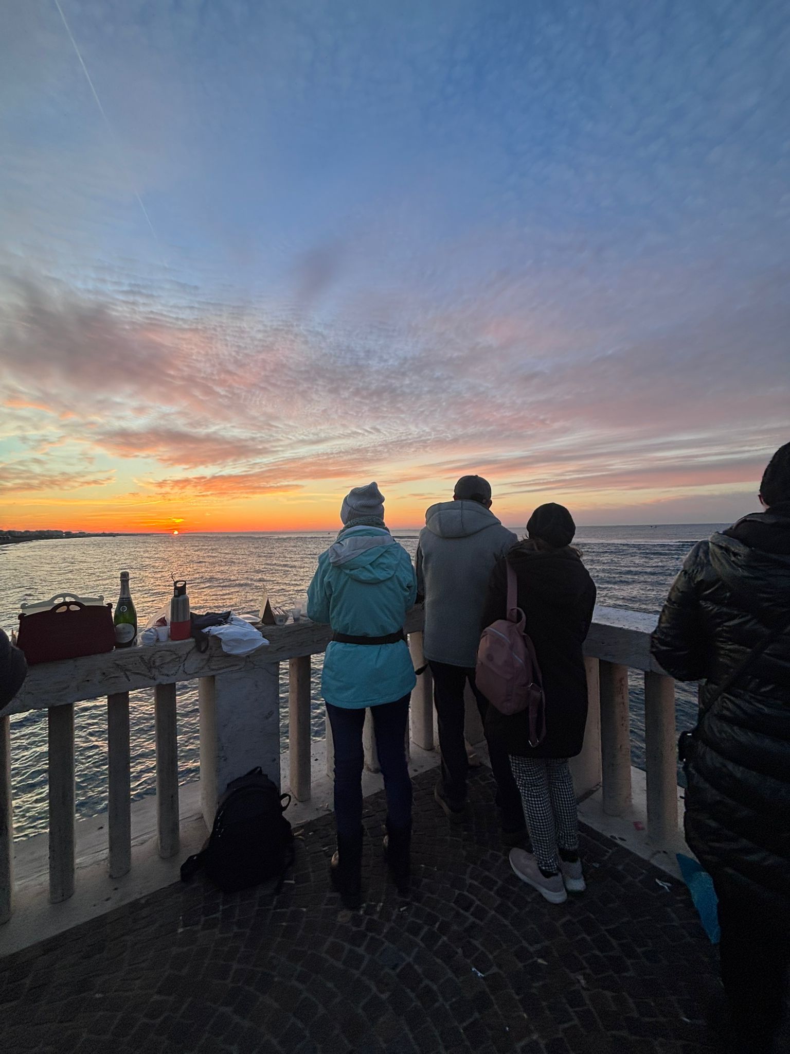 Al Pontile di Ostia, l�alba del solstizio d�inverno torna a unire la citt� e il mare